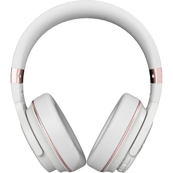 Raycon Everyday Over-Ear Bluetooth ANC Headphones, IPX4, Rose Gold - Picture 3 of 4